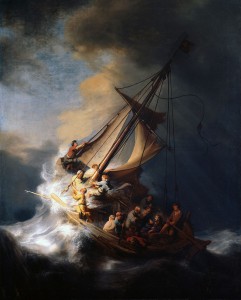 Rembrandt. Tempête sur le lac Tibériade