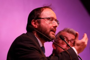 Le Grand Rabbin Kauffman, de la Synagogue des déportés, place des Vosges, est intervenu sur le thème du dialogue interreligieux : 